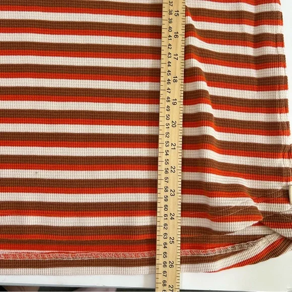 Duluth Trading Co Red and White Striped Long Sleeve Shirt - Picture 4 of 6